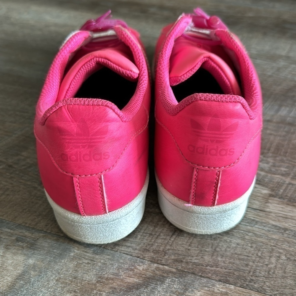 ADIDAS Pink Sneakers, Size 5 - Picture 4 of 7